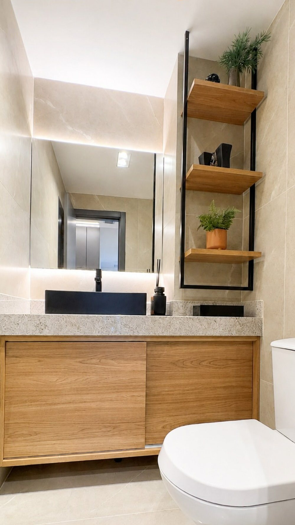 Lavabo reformado sem obra pesada